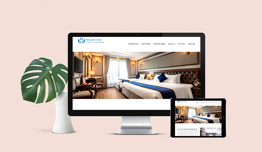 website khách sạn hiện đại