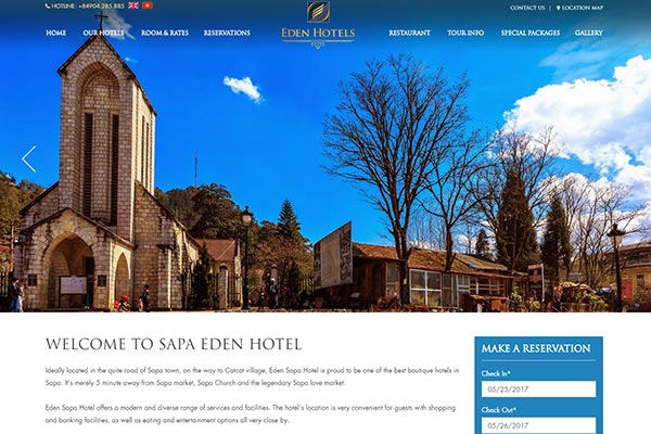 Lợi ích khi lựa chọn công ty thiết kế website khách sạn chuyên nghiệp